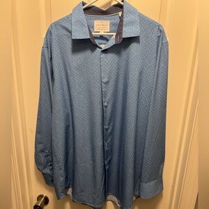 Men’s Construct Dress Shirt Slim Fit 18-18.5 36-37 XXL